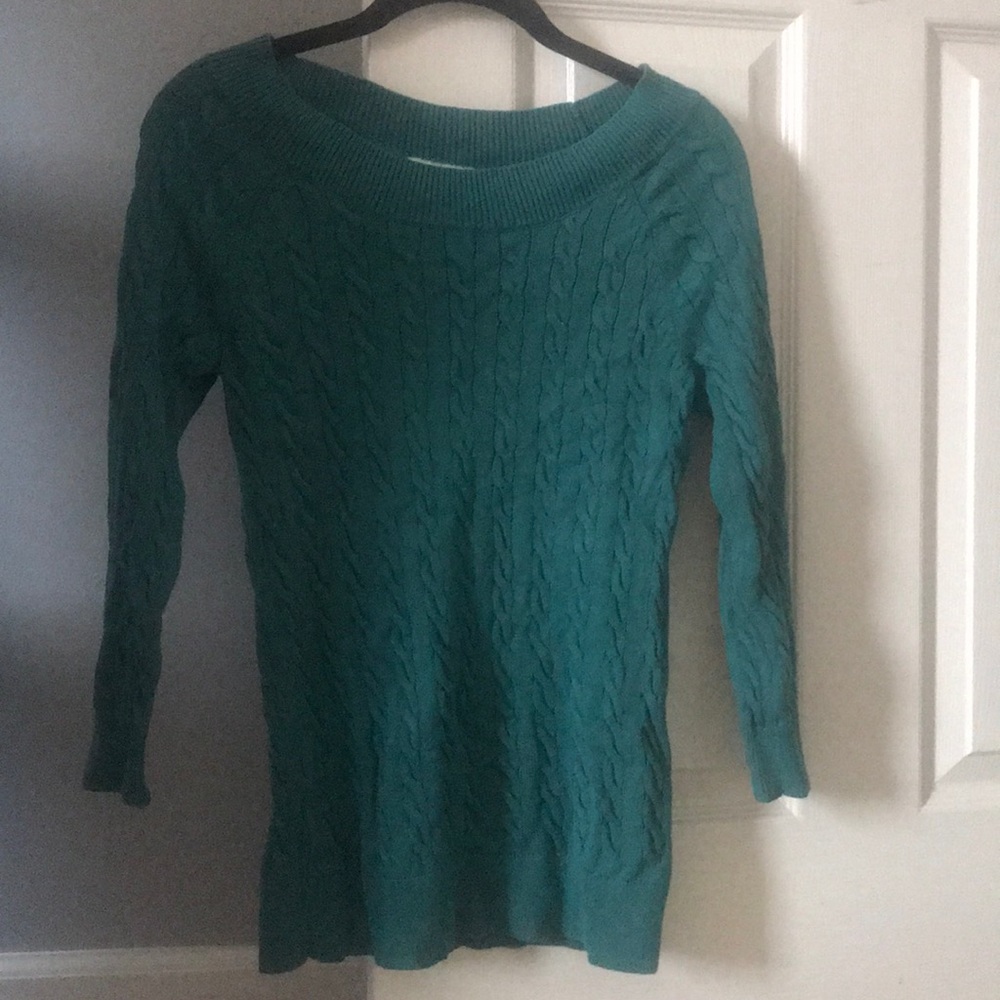 Slight off the shoulders sweater